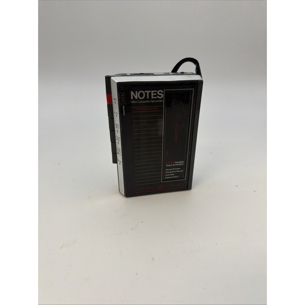 GE~ General Electric~ Compact Cassette Player Recorder Model 3-5319